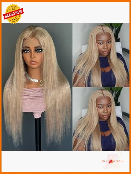 13x6 Straight Lace Front Wig Human Hair Glueless HD Transparent 180 Density